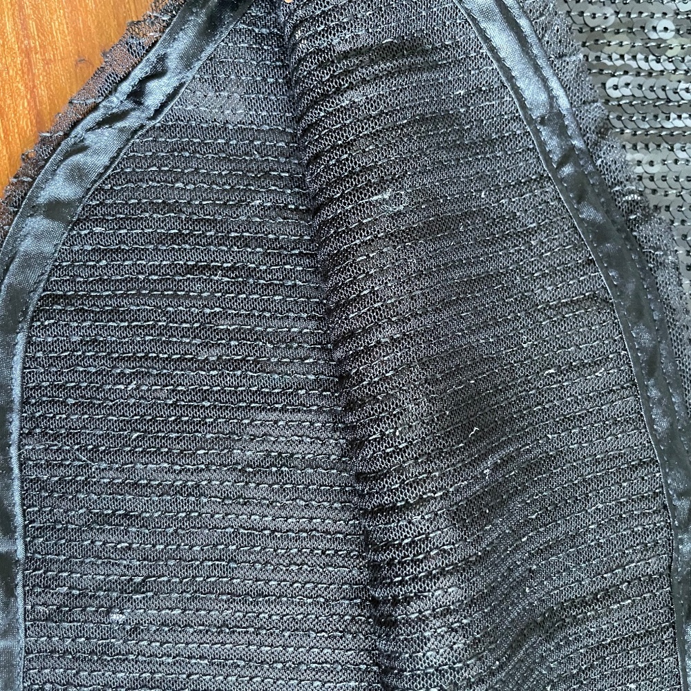 Style Rack Black Sequin Camisole / Racer Top | Size Small - Picture 8 of 9